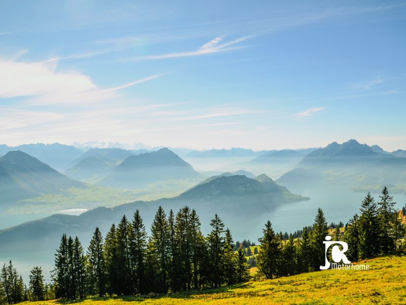 Voyage en van Suisse